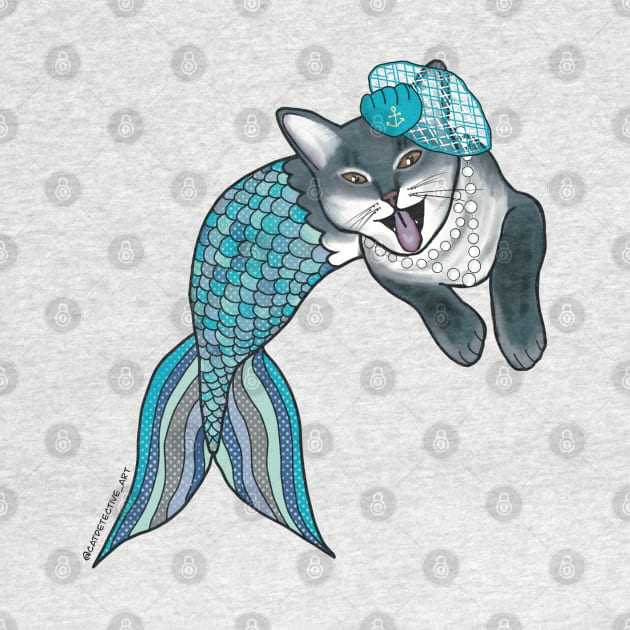 Purrmaid - Gray Tabby - Lucy by ChasingExtraordinary